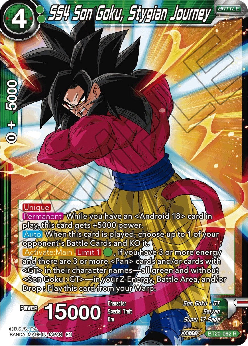 SS4 Son Goku, Stygian Journey (BT20-062) [Power Absorbed] | Good Games Adelaide SA
