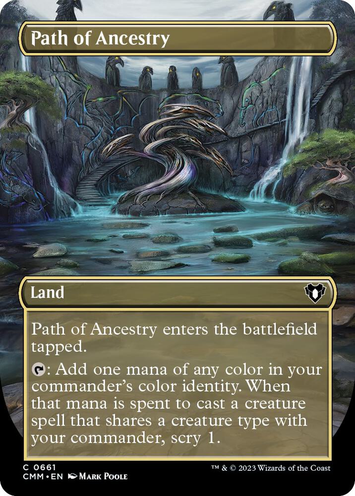 Path of Ancestry 661 (Commander Masters)  - Borderless | Good Games Adelaide SA
