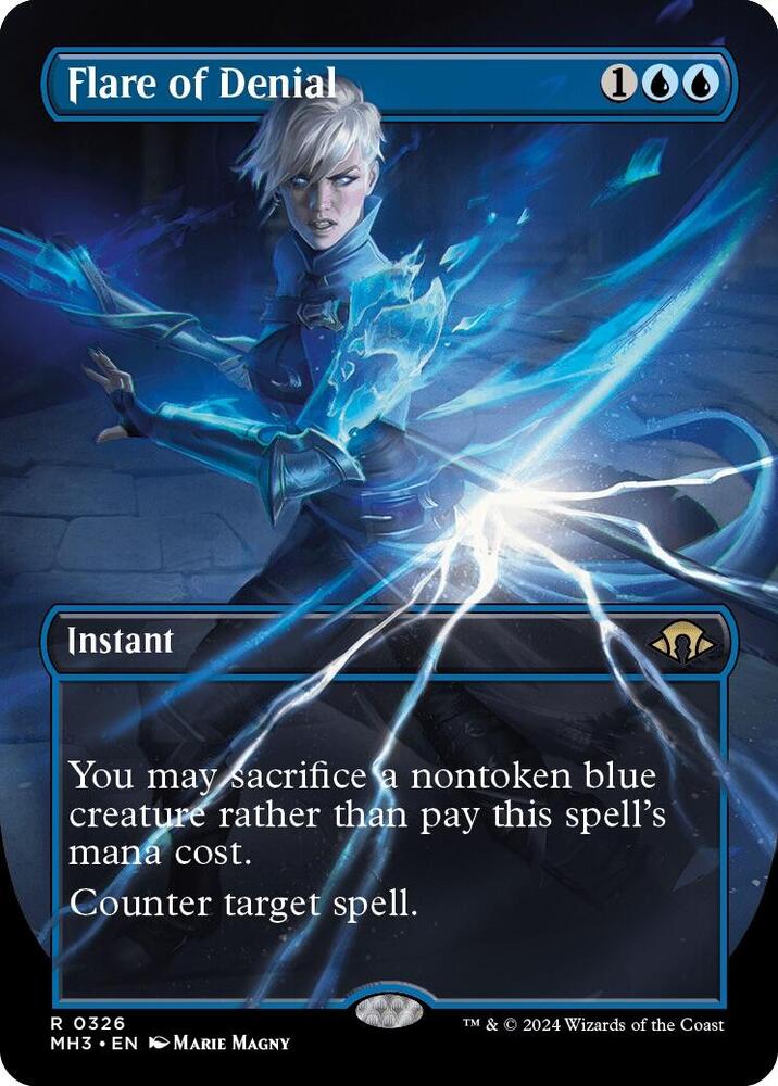 Flare of Denial 326 (Modern Horizons 3)  - Borderless | Good Games Adelaide SA