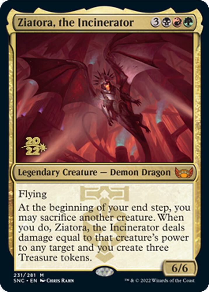 Ziatora the Incinerator 231 (Prerelease Cards)  - Foil | Good Games Adelaide SA