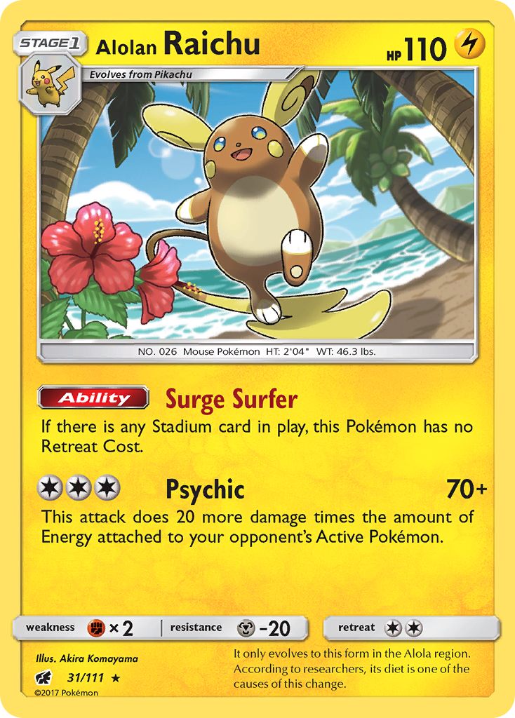 Alolan Raichu (31/111) [Sun & Moon: Crimson Invasion] | Good Games Adelaide SA