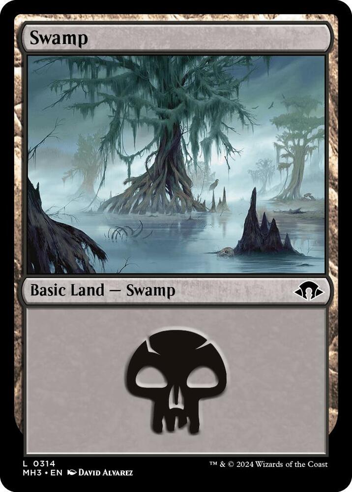 Swamp 314 (Modern Horizons 3)  - Foil | Good Games Adelaide SA