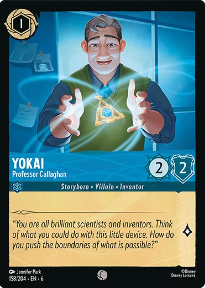 Yokai Professor Callaghan 158/204 (Azurite Sea)  | Good Games Adelaide SA