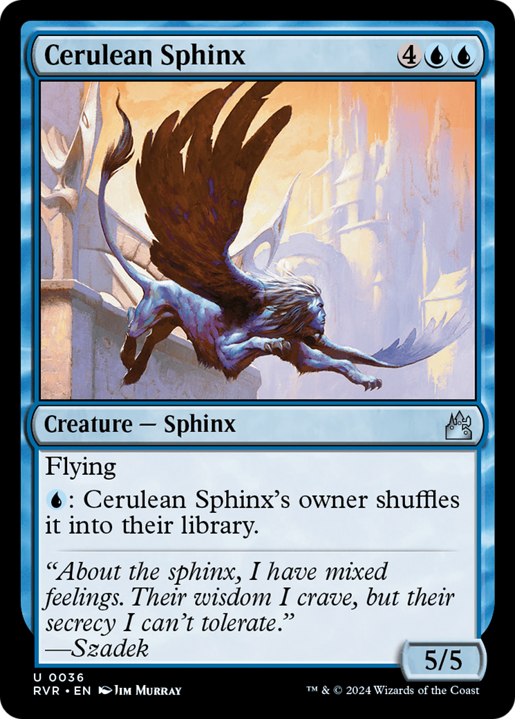 Cerulean Sphinx [Ravnica Remastered] | Good Games Adelaide SA