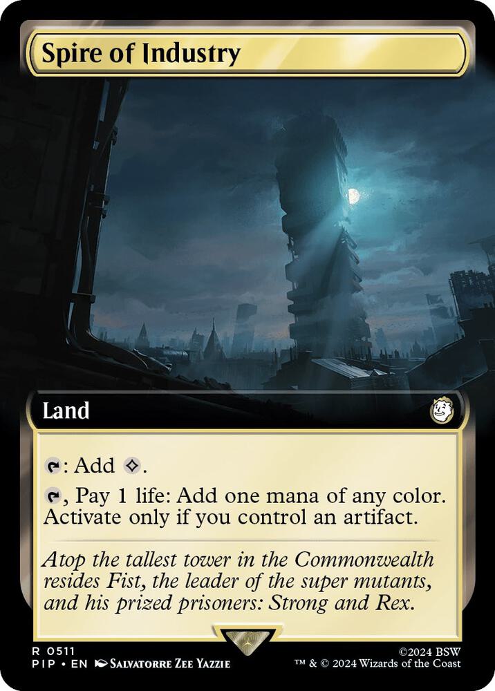 Spire of Industry 511 (Universes Beyond: Fallout)  - Foil | Good Games Adelaide SA