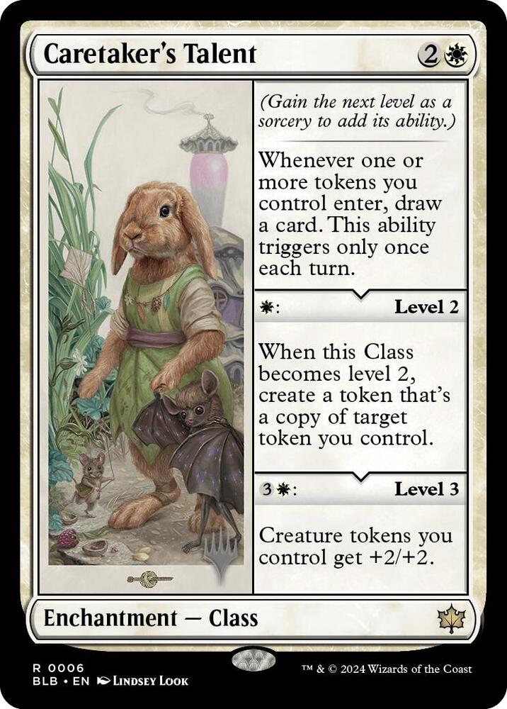 Caretakers Talent 6 (Promo Pack: Bloomburrow)  | Good Games Adelaide SA