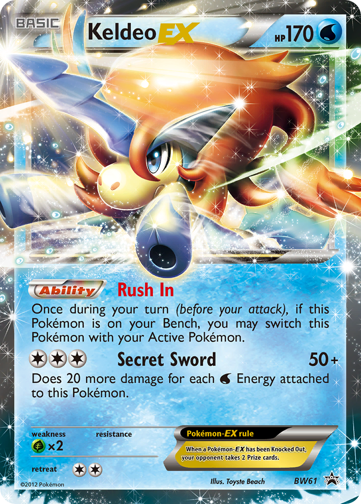 Keldeo EX (BW61) [Black & White: Black Star Promos] | Good Games Adelaide SA