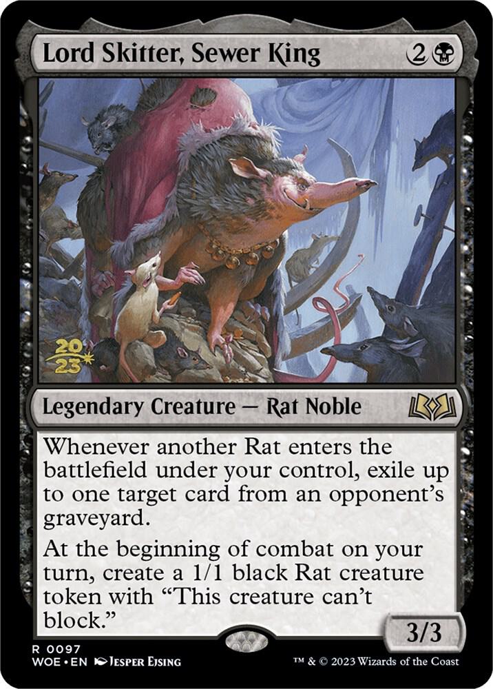 Lord Skitter Sewer King 97 (Prerelease Cards)  - Foil | Good Games Adelaide SA