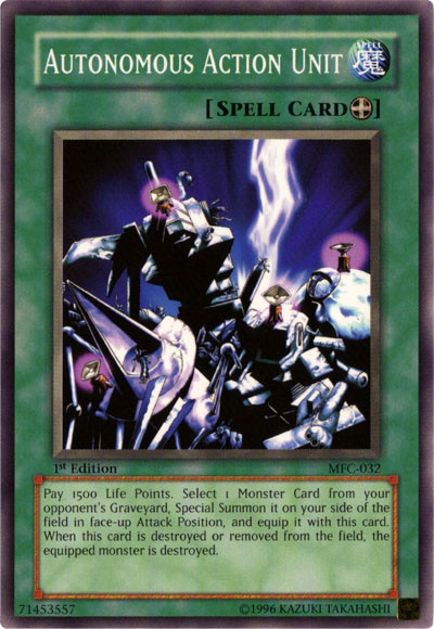 Autonomous Action Unit [MFC-032] Common | Good Games Adelaide SA