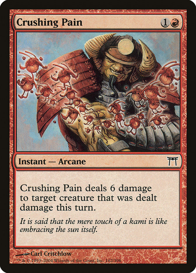 Crushing Pain 162 (Champions of Kamigawa)  - Foil | Good Games Adelaide SA