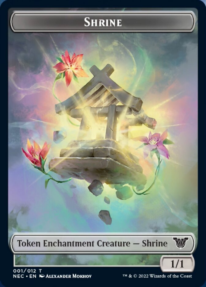 Shrine Token [Kamigawa: Neon Dynasty Commander Tokens] | Good Games Adelaide SA