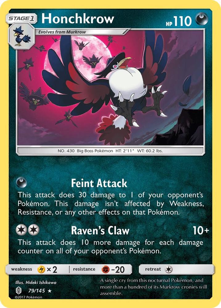 Honchkrow 79/145 (SM - Guardians Rising)  | Good Games Adelaide SA