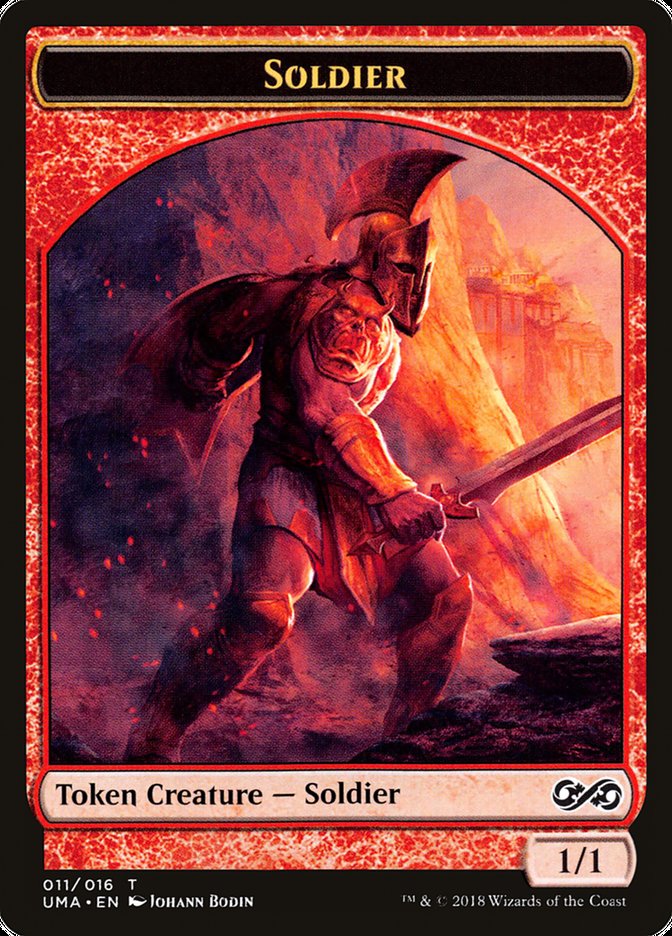 Soldier Token [Ultimate Masters Tokens] | Good Games Adelaide SA