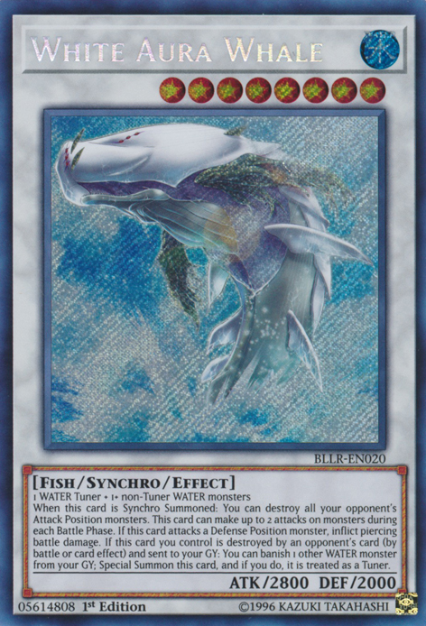 White Aura Whale [BLLR-EN020] Secret Rare | Good Games Adelaide SA