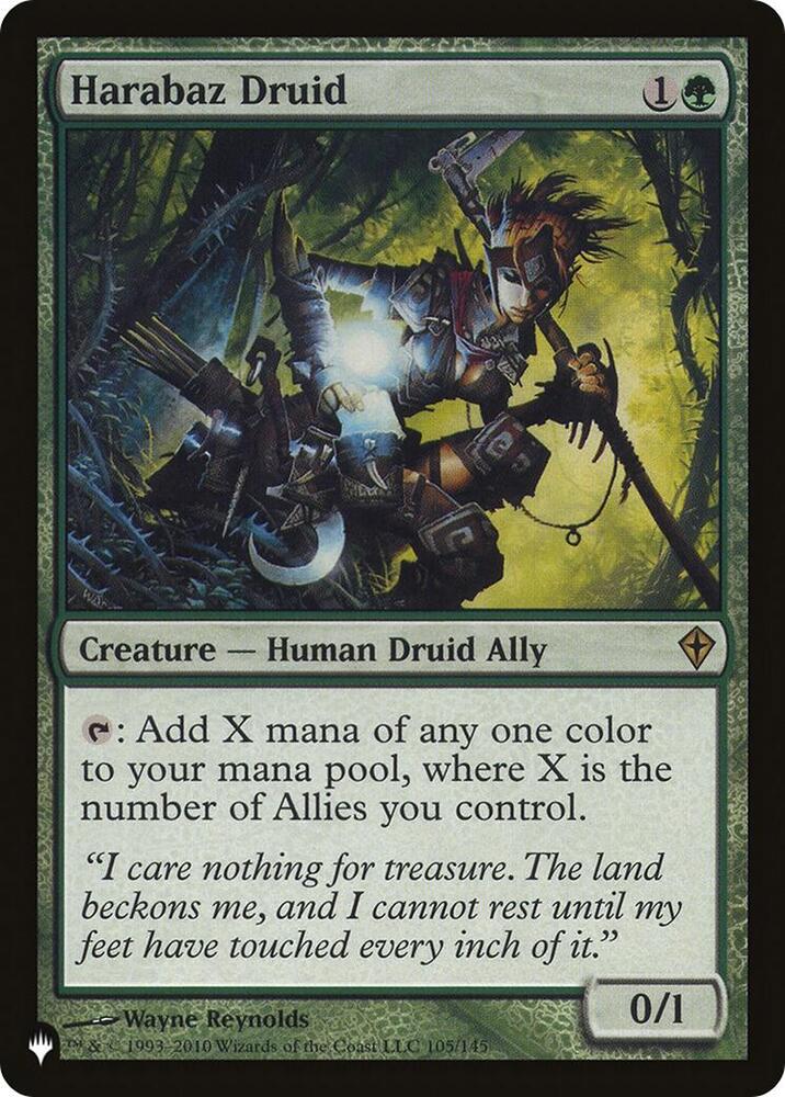 Harabaz Druid 105/145 (The List Reprints)  | Good Games Adelaide SA