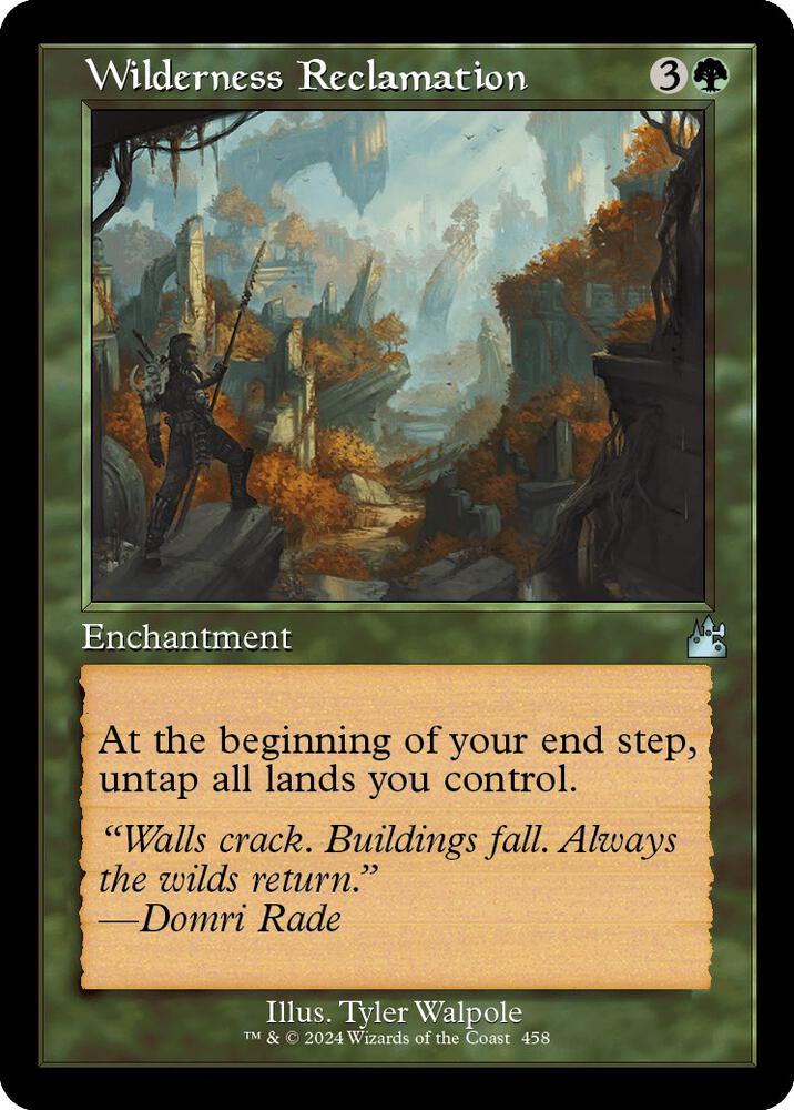 Wilderness Reclamation 458 (Ravnica Remastered)  | Good Games Adelaide SA