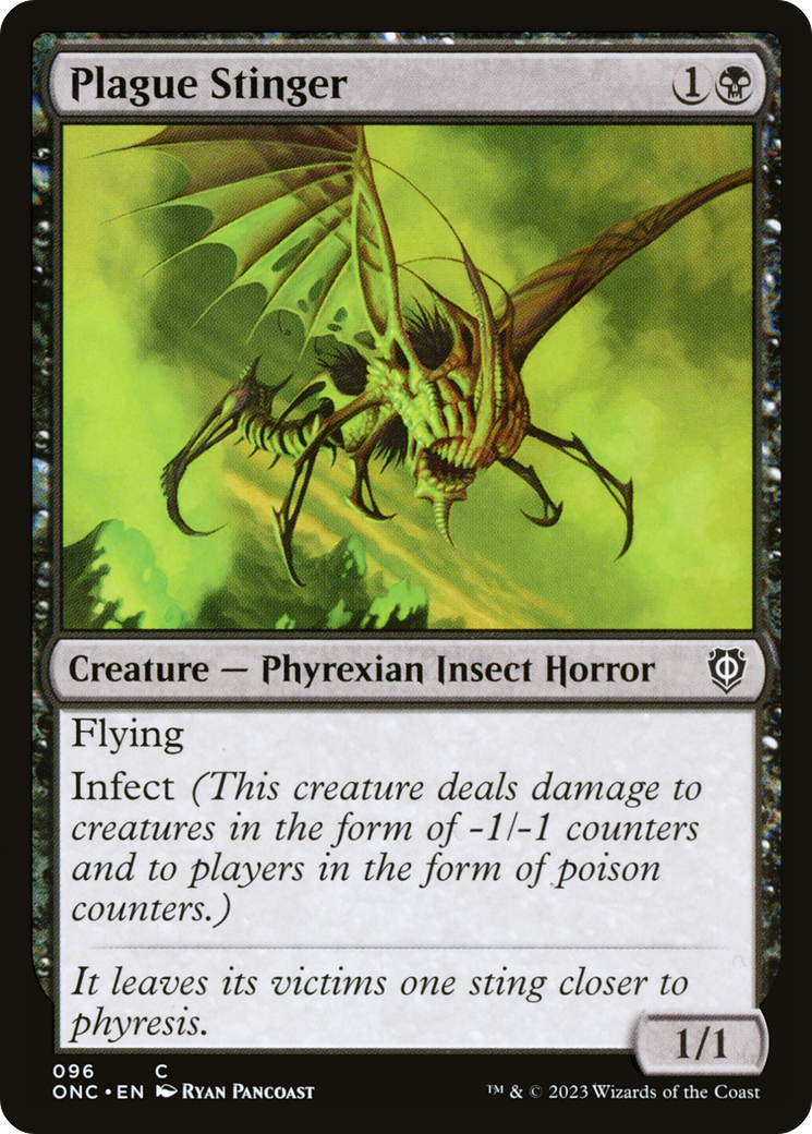 Plague Stinger [Phyrexia: All Will Be One Commander] | Good Games Adelaide SA