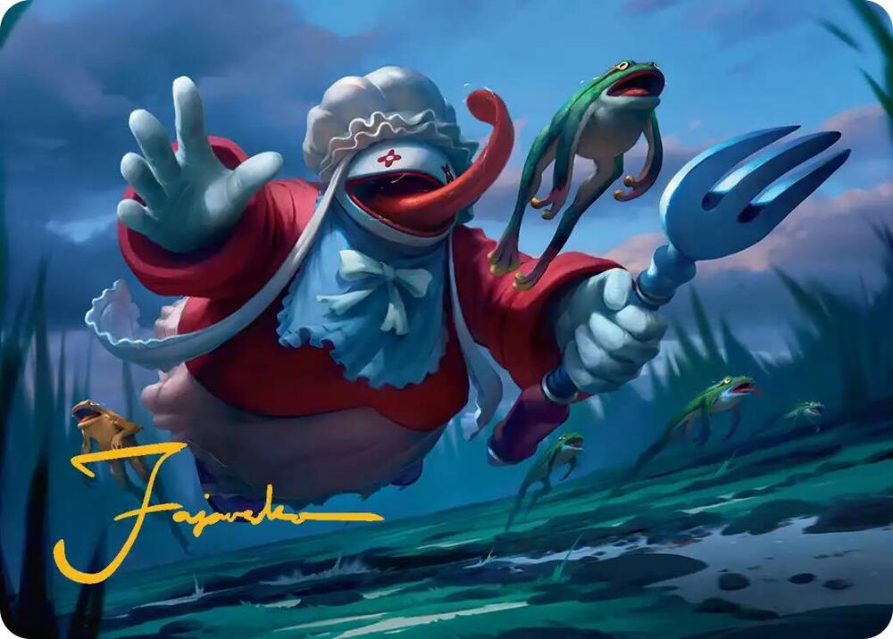 Quina Qu Gourmet Art Card Gold Stamped Signature 11 (Art Series: FINAL FANTASY)  | Good Games Adelaide SA