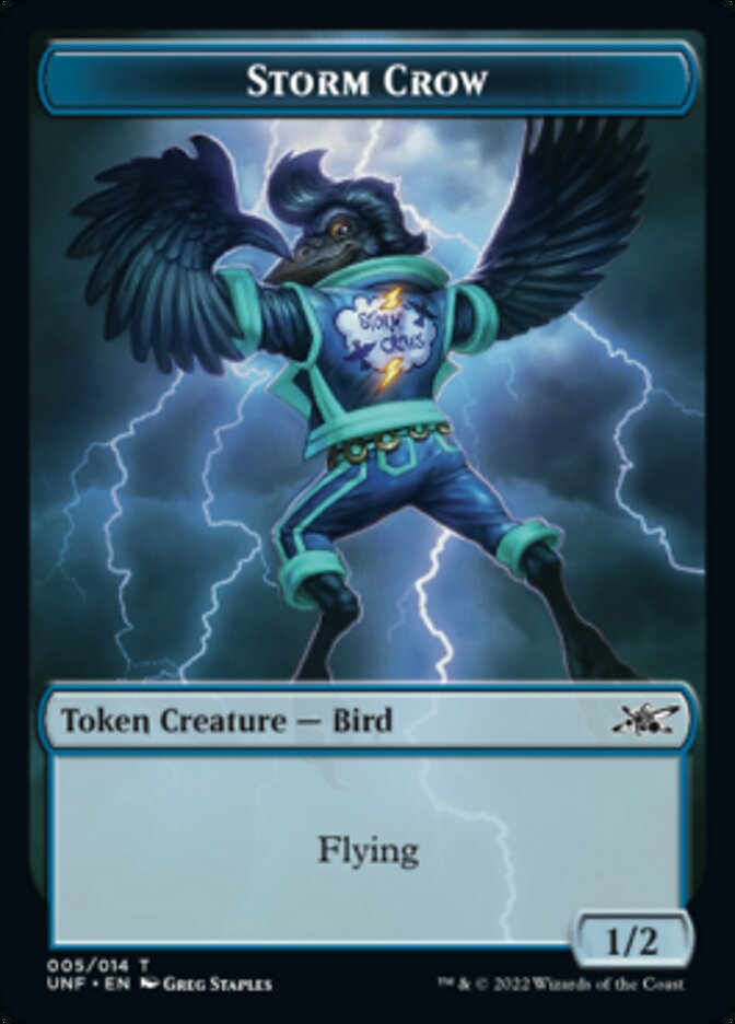 Storm Crow Token [Unfinity Tokens] | Good Games Adelaide SA