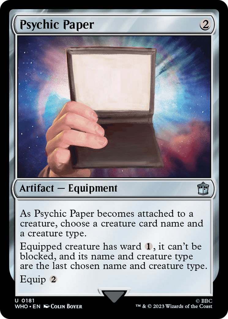 Psychic Paper [Doctor Who] | Good Games Adelaide SA