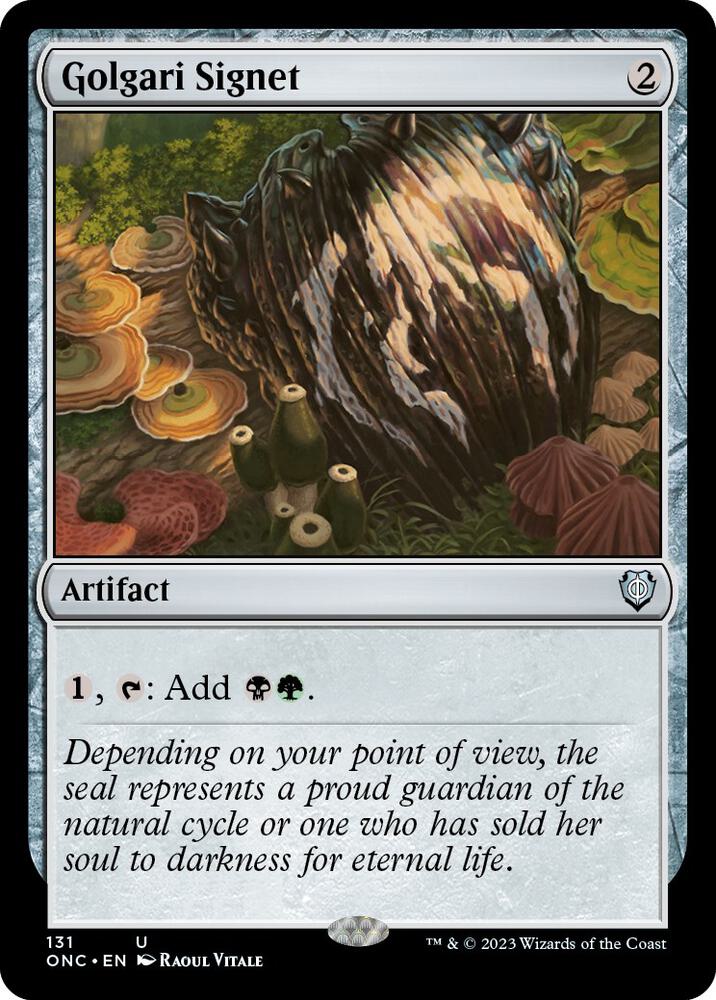 Golgari Signet 131 (Commander: Phyrexia: All Will Be One)  | Good Games Adelaide SA