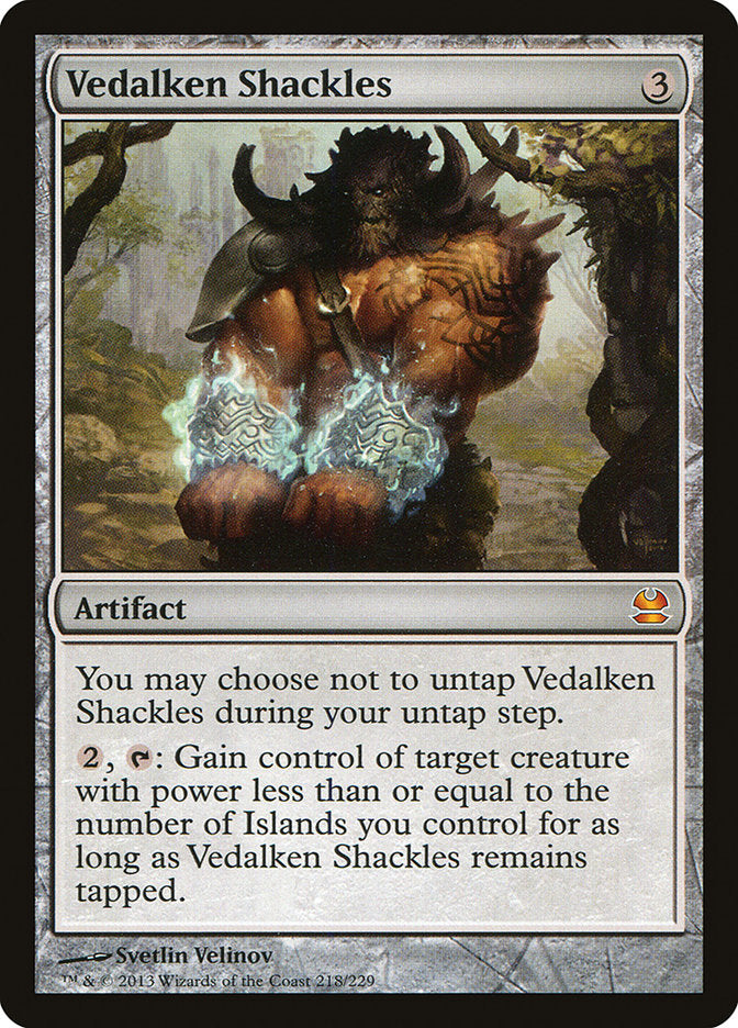 Vedalken Shackles 218 (Modern Masters)  - Foil | Good Games Adelaide SA