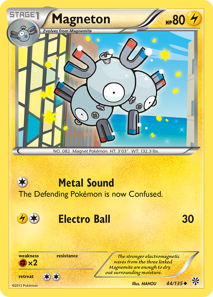Magneton (44/135) [Black & White: Plasma Storm] | Good Games Adelaide SA