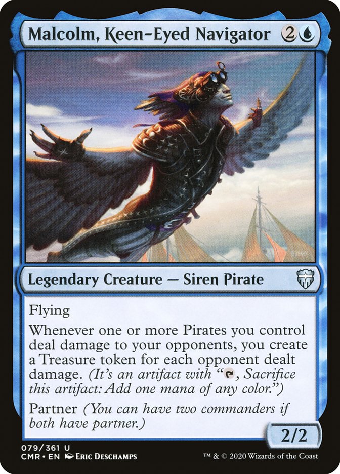 Malcolm, Keen-Eyed Navigator [Commander Legends] | Good Games Adelaide SA