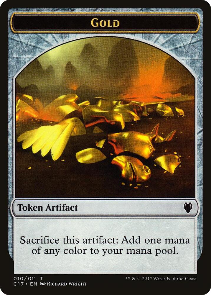 Gold // Cat Dragon 10 // 9 (Commander 2017)  | Good Games Adelaide SA
