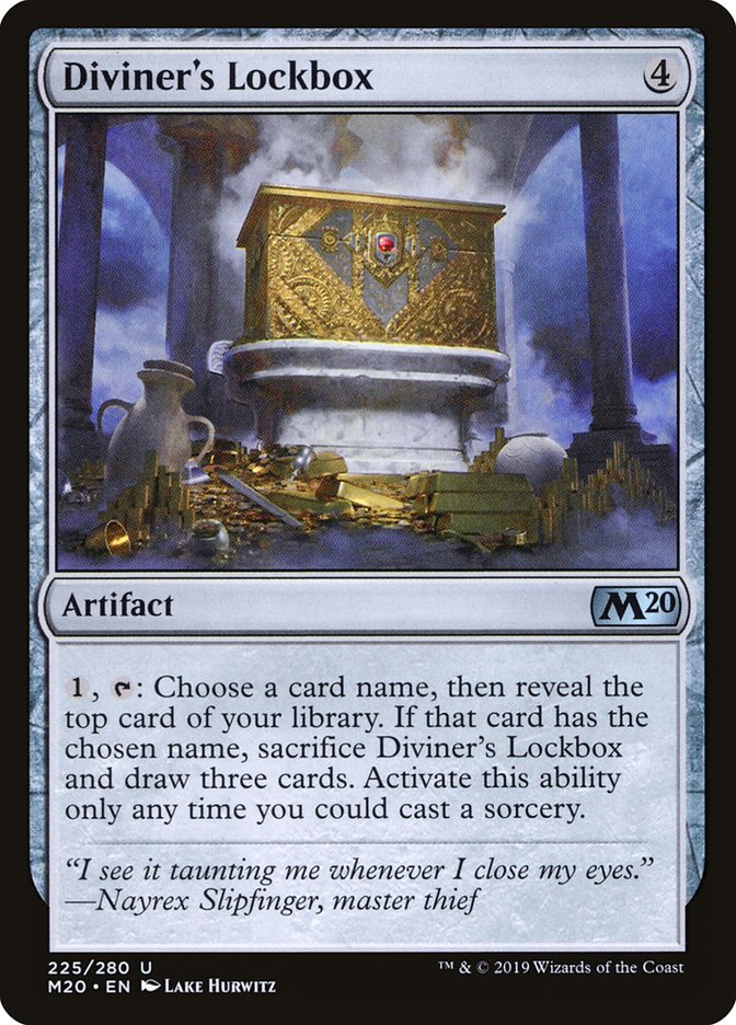Diviner's Lockbox 225 (Core Set 2020)  - Foil | Good Games Adelaide SA
