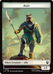 Ally (0005) // Soldier (0002) Double-Sided Token [Avatar: The Last Airbender Tokens] | Good Games Adelaide SA