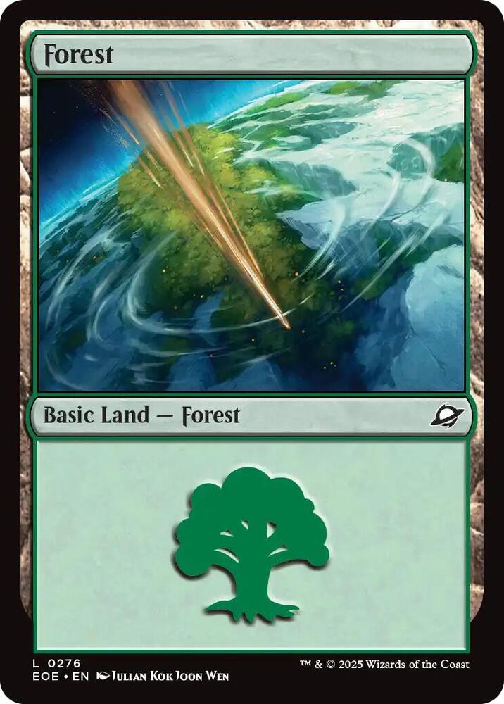 Forest 276 (Edge of Eternities)  - Foil | Good Games Adelaide SA