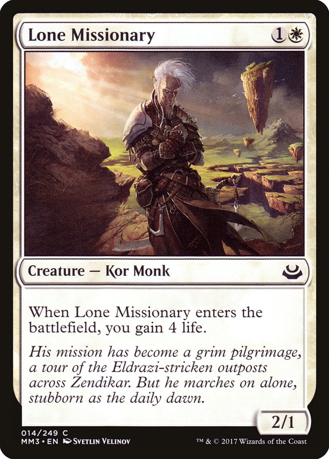 Lone Missionary 14 (Modern Masters 2017)  - Foil | Good Games Adelaide SA