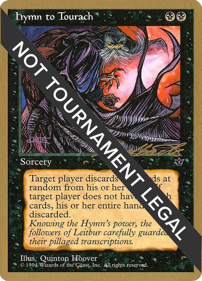Hymn to Tourach Cloak 1996 Leon Lindback FEM  (World Championship Decks)  | Good Games Adelaide SA