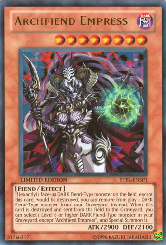 Archfiend Empress [STBL-ENSP1] Ultra Rare | Good Games Adelaide SA