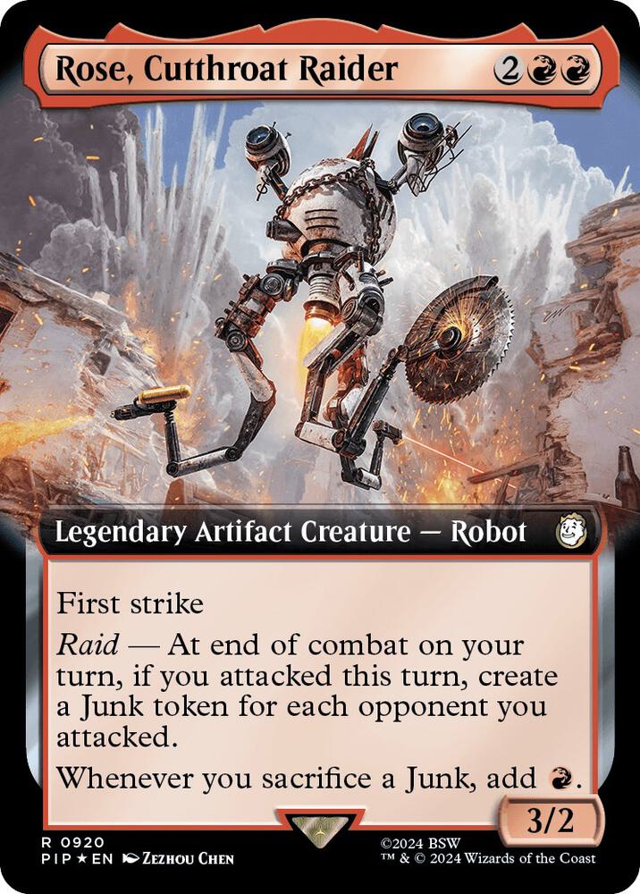 Rose, Cutthroat Raider 920 (Universes Beyond: Fallout)  - Foil | Good Games Adelaide SA