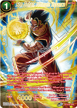 Son Gohan, Ultimate Essence (SPR) (BT14-007) [Cross Spirits] | Good Games Adelaide SA