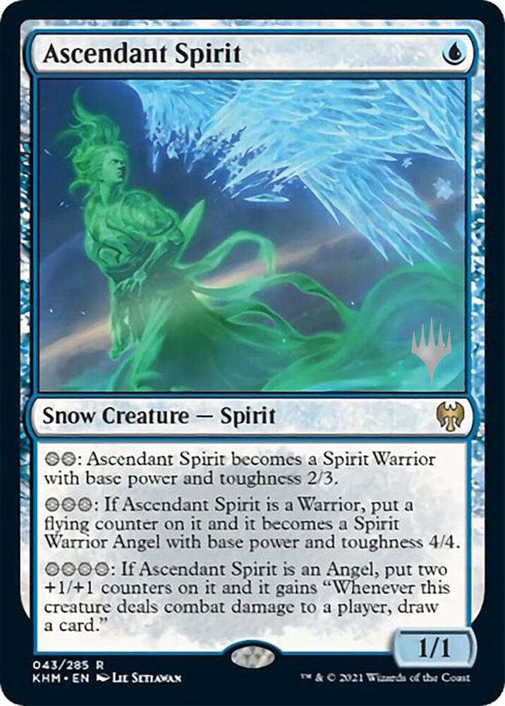Ascendant Spirit 43 (Promo Pack: Kaldheim)  - Foil | Good Games Adelaide SA