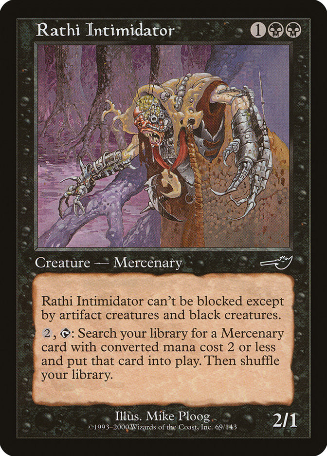 Rathi Intimidator 69 (Nemesis)  - Foil | Good Games Adelaide SA