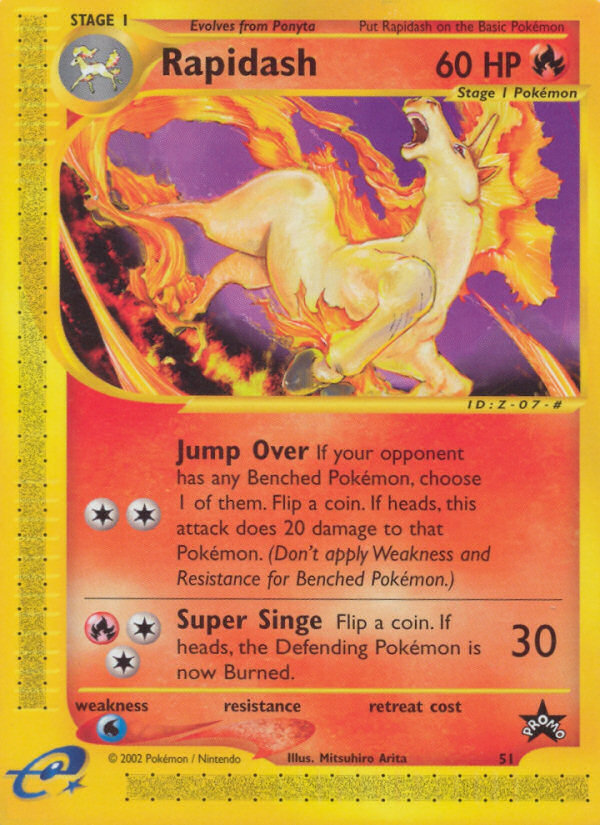 Rapidash (51) [Wizards of the Coast: Black Star Promos] | Good Games Adelaide SA