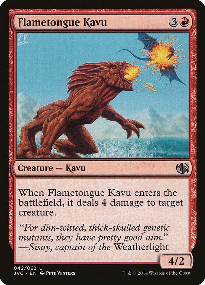Flametongue Kavu 42 (Duel Decks: Anthology)  | Good Games Adelaide SA