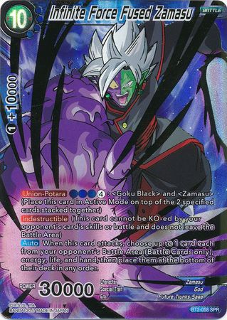Infinite Force Fused Zamasu (SPR) [BT2-058] | Good Games Adelaide SA