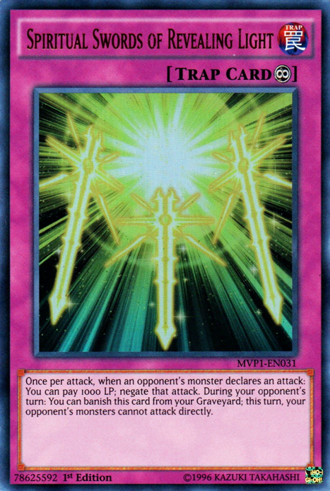 Spiritual Swords of Revealing Light [MVP1-EN031] Ultra Rare | Good Games Adelaide SA