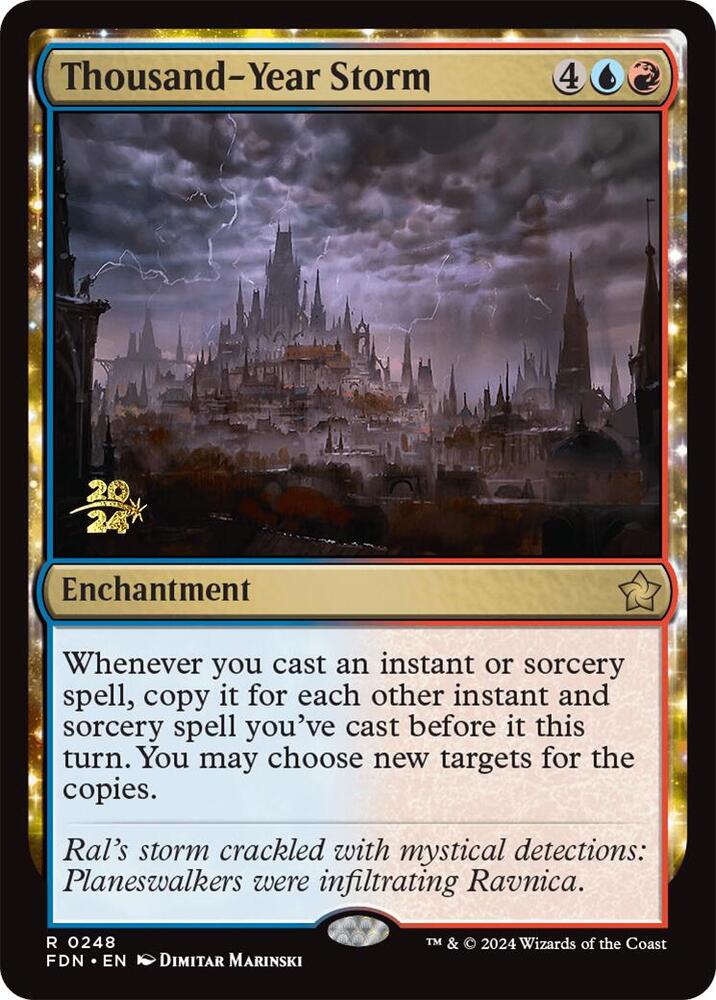 Thousand Year Storm FDN 248 (Prerelease Cards)  - Foil | Good Games Adelaide SA