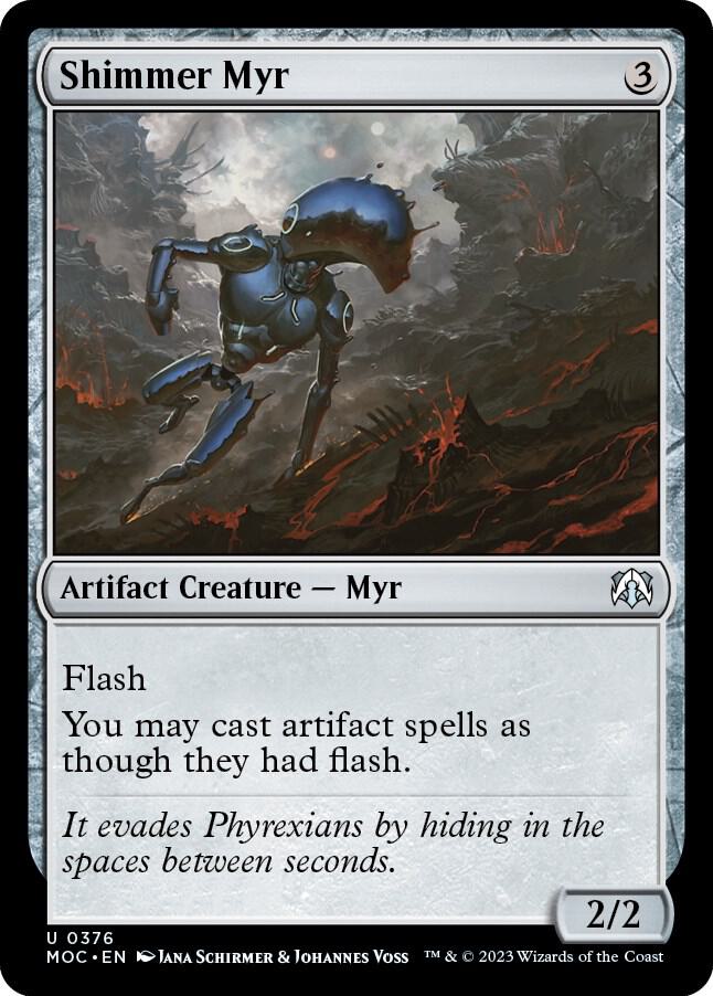 Shimmer Myr 376 (Commander: March of the Machine)  | Good Games Adelaide SA