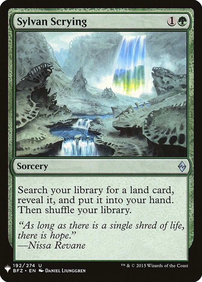 Sylvan Scrying 192 (The List Reprints)  | Good Games Adelaide SA