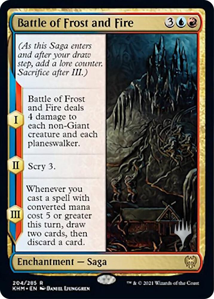 Battle of Frost and Fire 204 (Promo Pack: Kaldheim)  - Foil | Good Games Adelaide SA