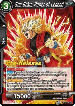 Son Goku, Power of Legend (Rise of the Unison Warrior) [BT10-128] | Good Games Adelaide SA