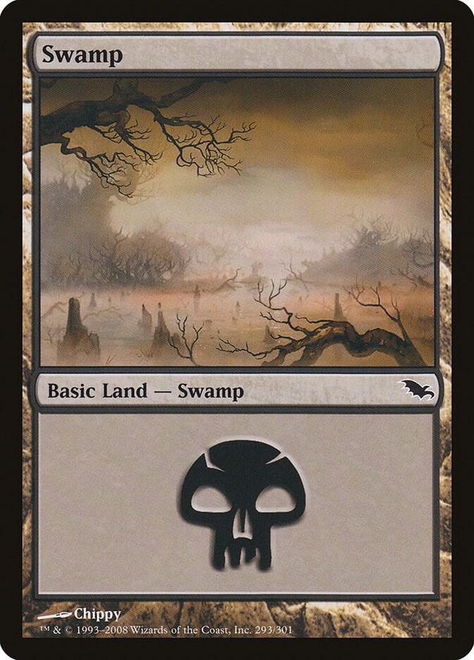 Swamp 293 293 (Shadowmoor)  - Foil | Good Games Adelaide SA