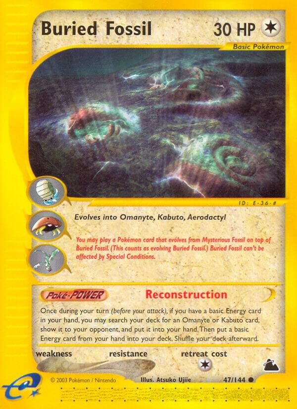 Buried Fossil 047/144 (Skyridge)  | Good Games Adelaide SA